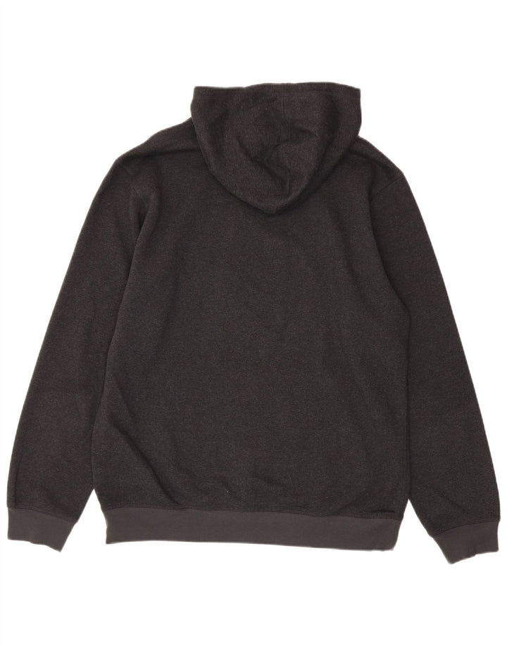 Adidas Herren Kapuzenpullover mittelgraue Baumwolle