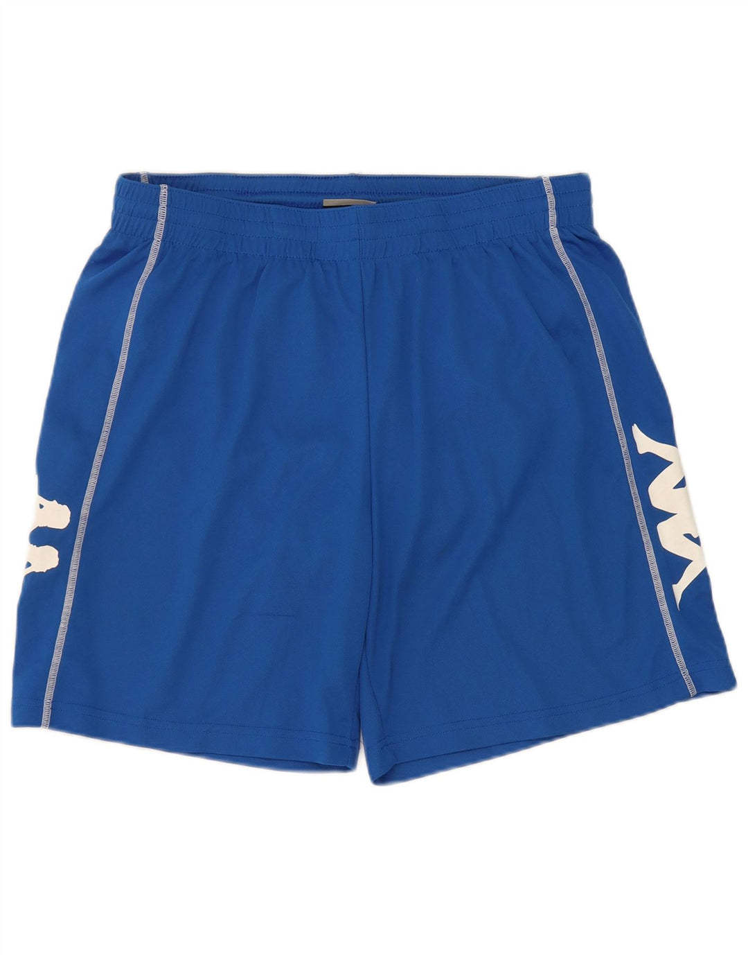 Kappa Herren Graphic Sport Shorts Large Blau Polyester