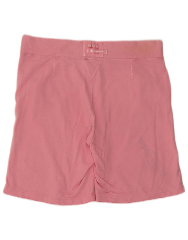 Champion Womens Heritage Fit Sport Shorts UK 14 Mittelrosa Baumwolle