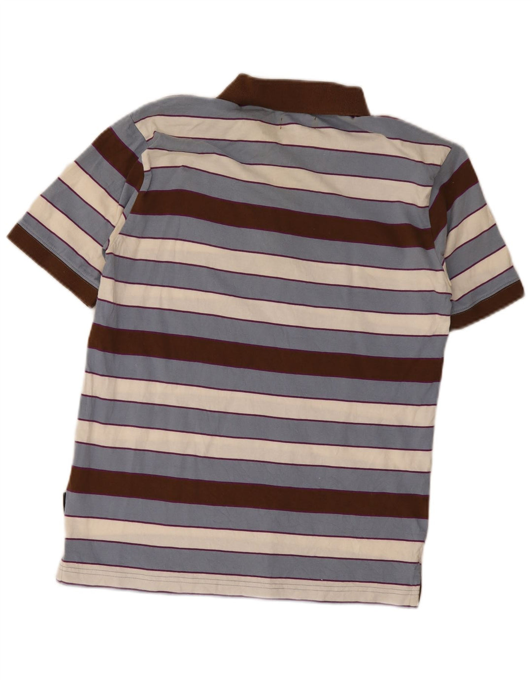 Sergio Tacchini Herren-Poloshirt, mittelgroß, mehrfarbig, gestreift, Baumwolle