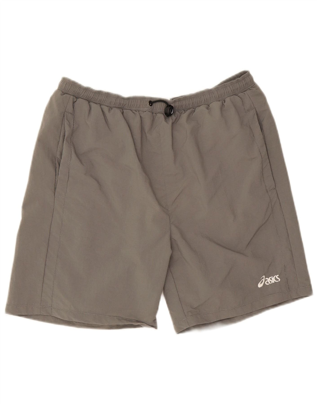 Asics Herren-Sportshorts, groß, graues Polyamid