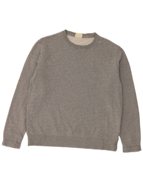 Marks & Spencer Mens Sweatshirt Jumper Large Grey Cotton