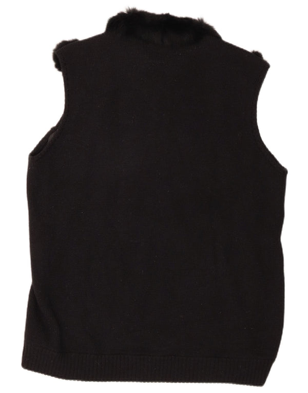 Marina Rinaldi Damen Kunstpelzweste UK 16 Large Schwarz