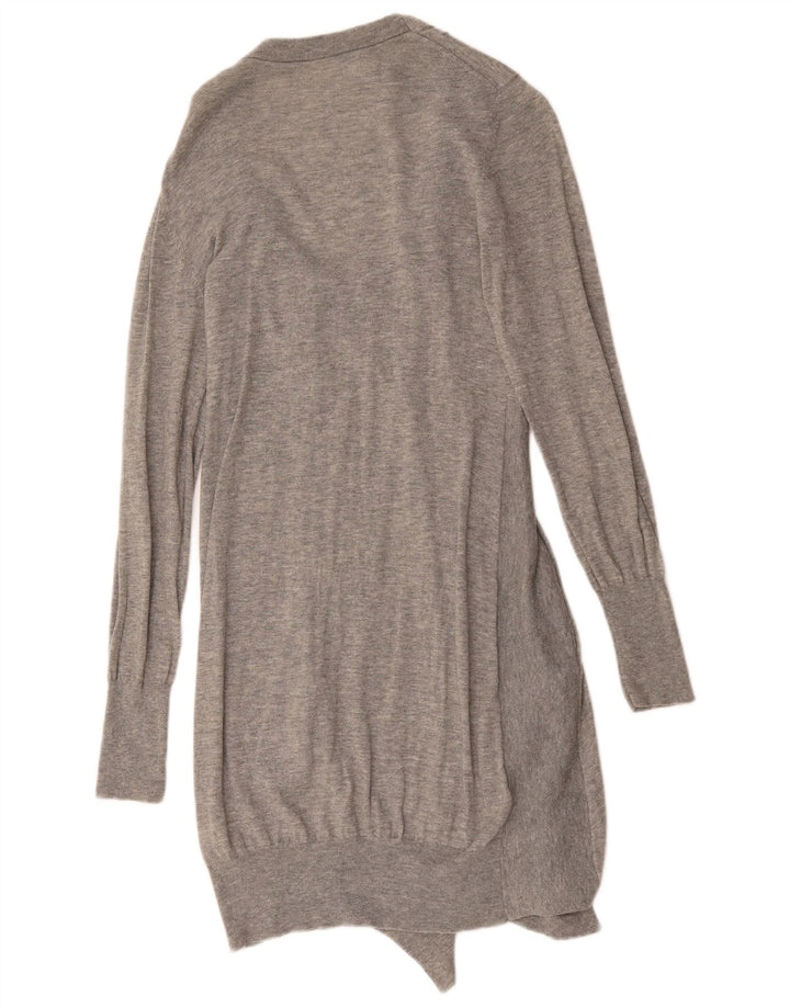 All Saints Langarm-Pulloverkleid für Damen UK 12 Mittelgraue Wolle