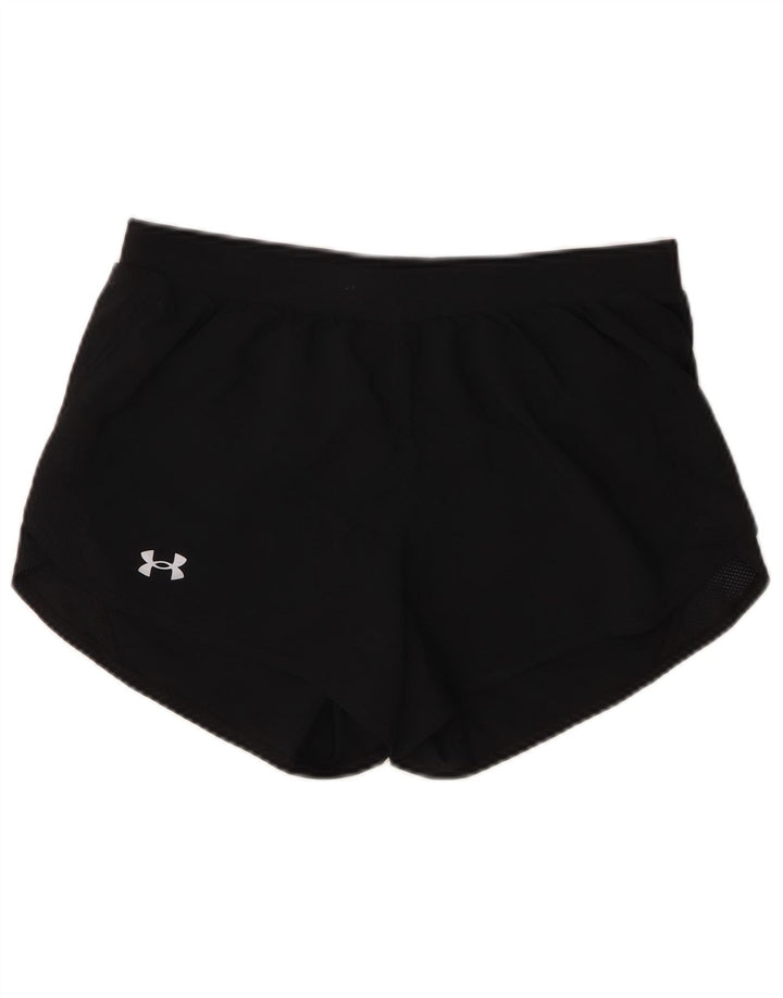 Under Armour Womens Loose Fit Sport Shorts UK 14 Mittelschwarzes Polyester