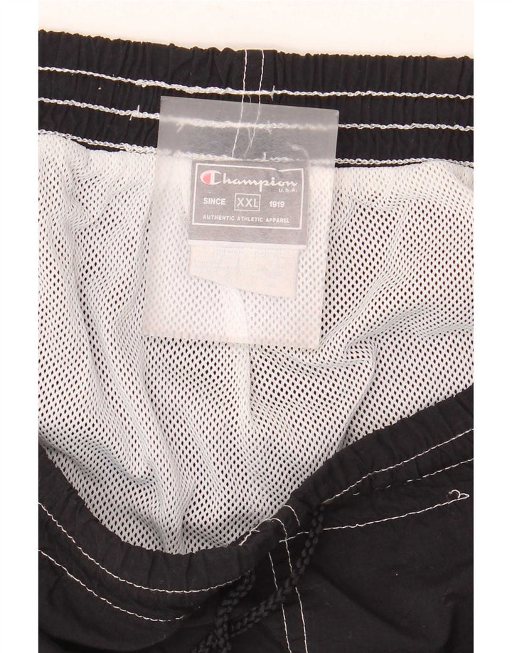 Champion Herren Graphic Sport Shorts 2XL Schwarz Polyamid