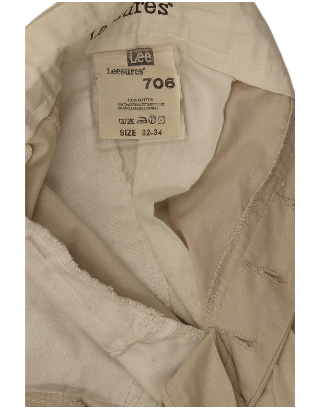 Lee Herren gerade Chinohose W32 L29 Beige