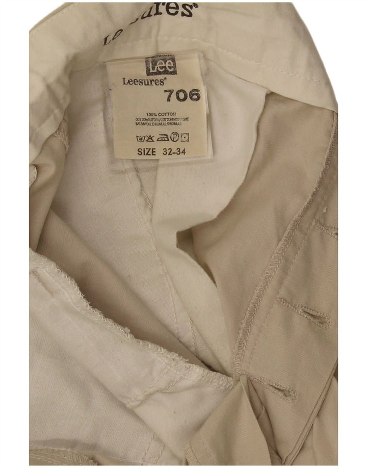 Lee Herren gerade Chinohose W32 L29 Beige