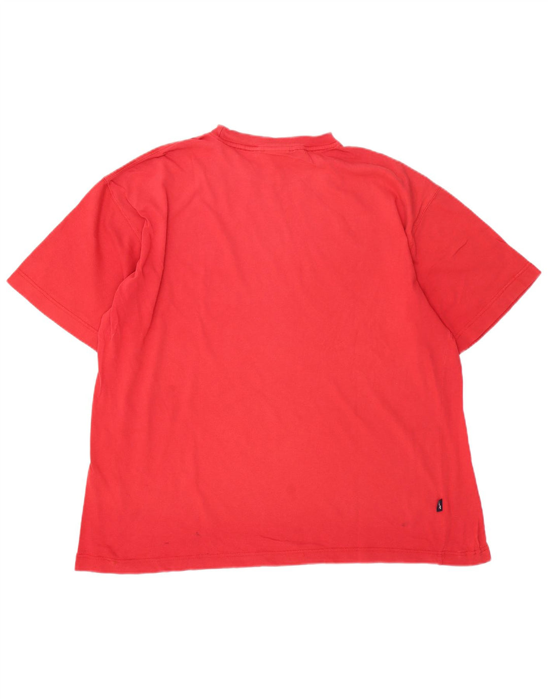 Reebok Herren T-Shirt Top Große rote Baumwolle