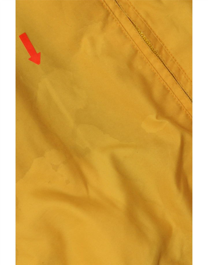 Slam Herren-Bomberjacke mit Kapuze, UK 44 2XL, gelbes Colourblock-Polyester