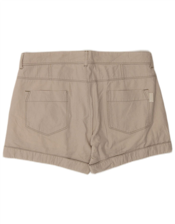 Champion Damen Freizeitshorts Medium W30 Beige Hahnentrittmuster