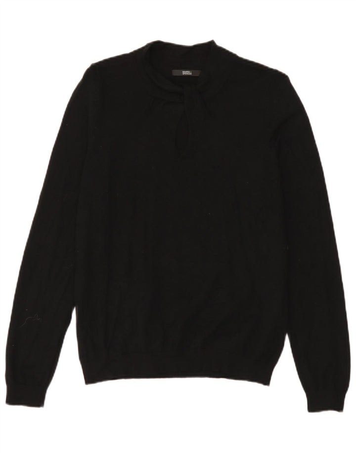Marks & Spencer Rollkragenpullover für Damen, Gr. 14, mittelschwarz