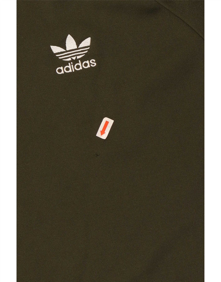 Adidas Herren Sweatshirt Pullover Large Khaki Polyester
