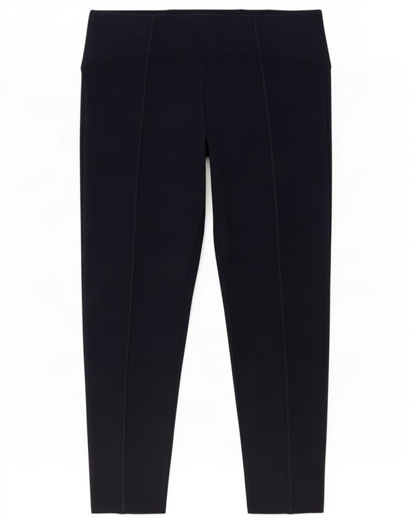 Marks & Spencer Damen Crop Leggings UK 14 Large W30 L25 Marineblaue Viskose