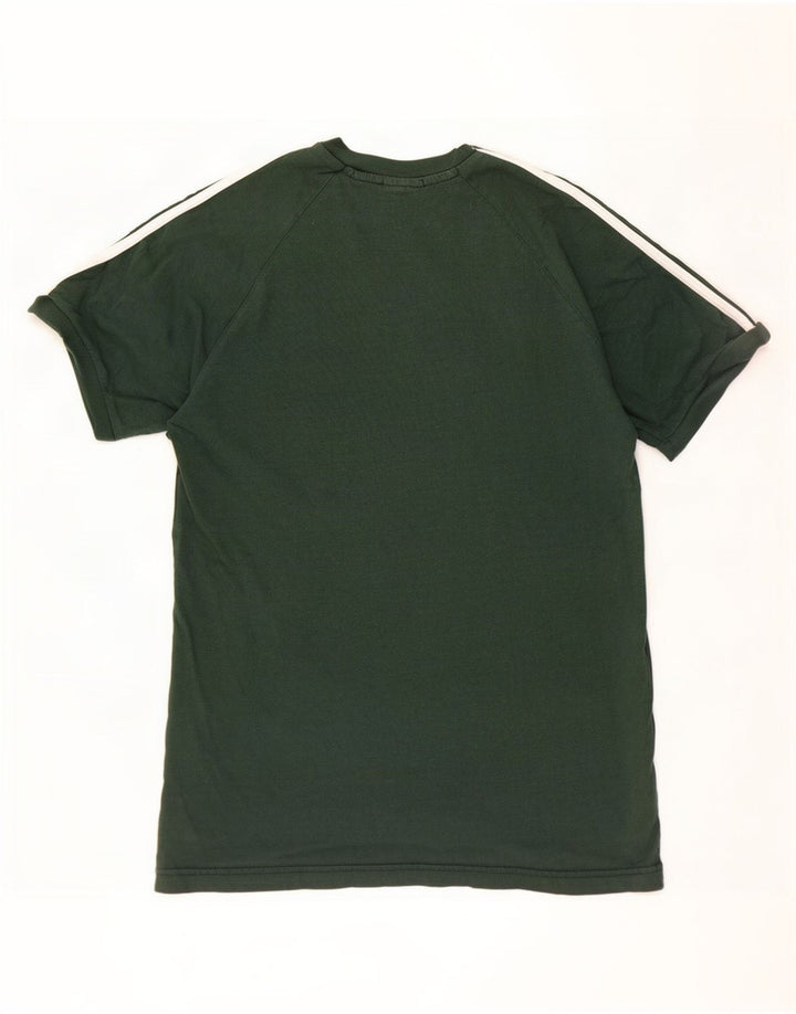 Adidas Herren T-Shirt Top Large Grün Baumwolle