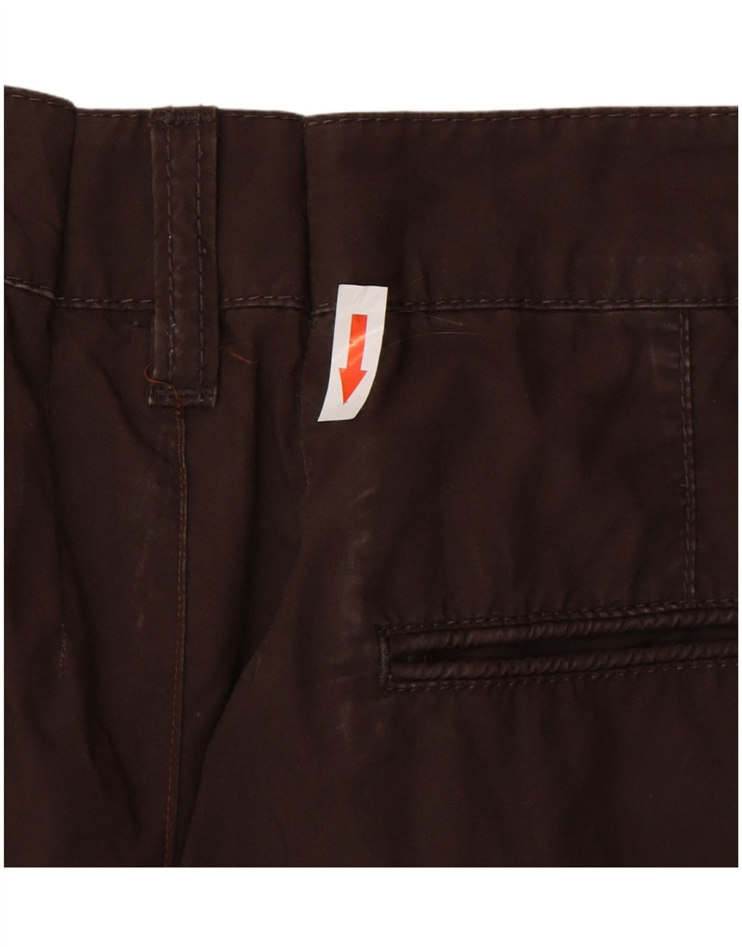 Calvin Klein Herren Chino Shorts W36 Große braune Baumwolle