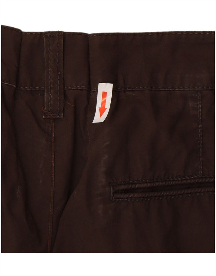 Calvin Klein Herren Chino Shorts W36 Große braune Baumwolle