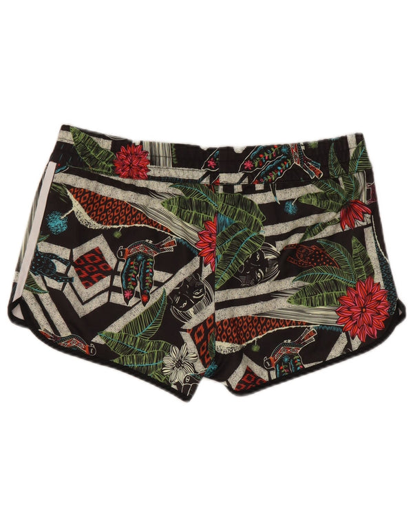 Adidas Damen Passaredo Sport Shorts UK 14 Medium Mehrfarbig Blumen