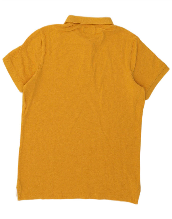 Superdry Herren-Poloshirt, Größe L, Gelb