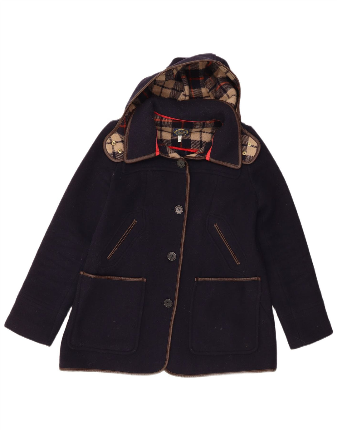 Joules Damen-Kapuzenmantel UK 12 Medium Marineblau Polyester