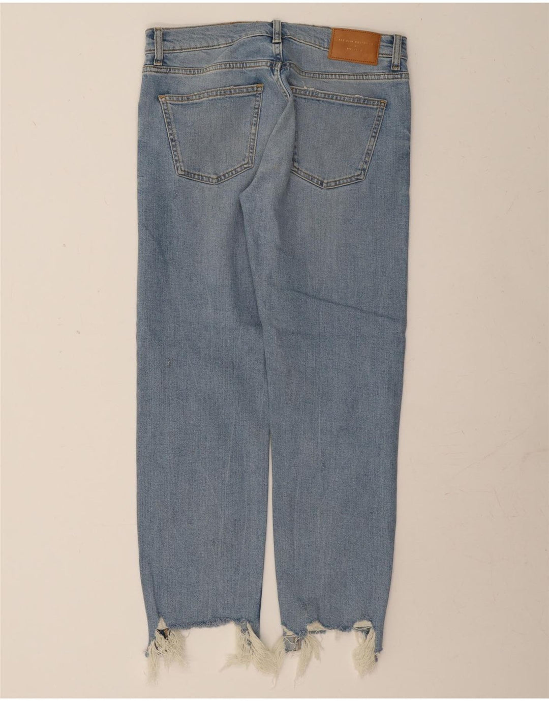 ZARA Womens Distressed Slim Jeans EU 38 Small W28  L28 Blue Cotton Vintage Zara and Second-Hand Zara from Messina Hembry 
