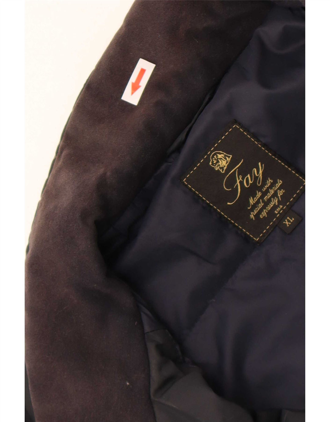 Fay Herren-Windjacke mit Kapuze, UK 42, XL, Marineblau