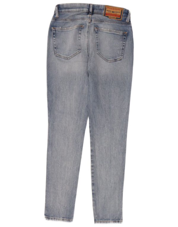 Diesel Damen Skinny Jeans W26 L28 Blaue Baumwolle