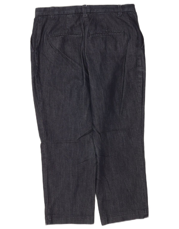 Marks & Spencer Damen Caprihose UK 12 M W30 L22 Marineblau