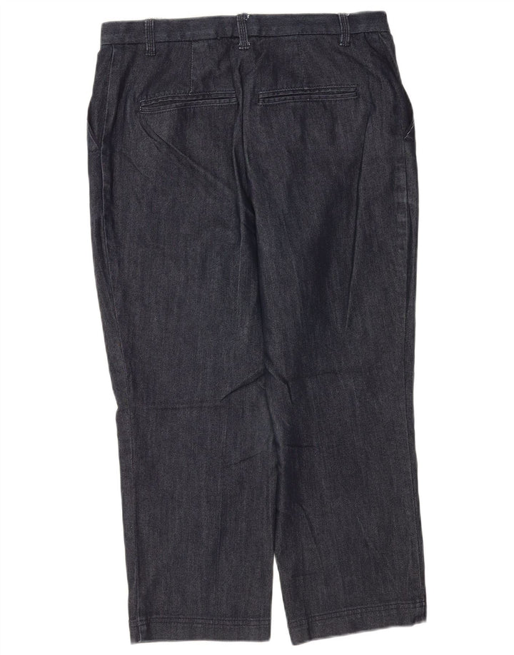 Marks & Spencer Damen Caprihose UK 12 M W30 L22 Marineblau