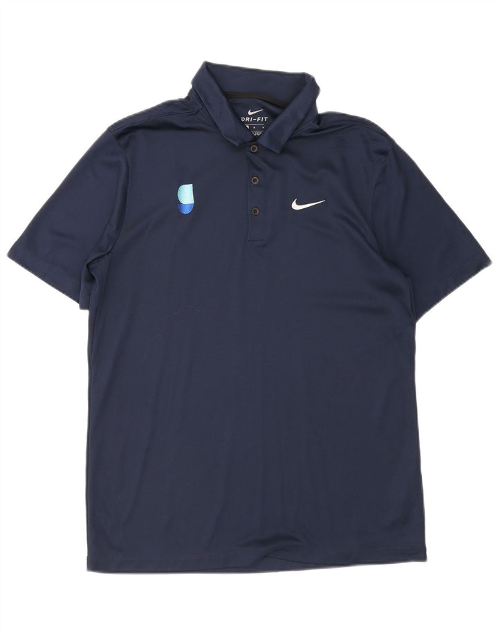Nike Herren Dri Fit Poloshirt Medium Marineblau Polyester