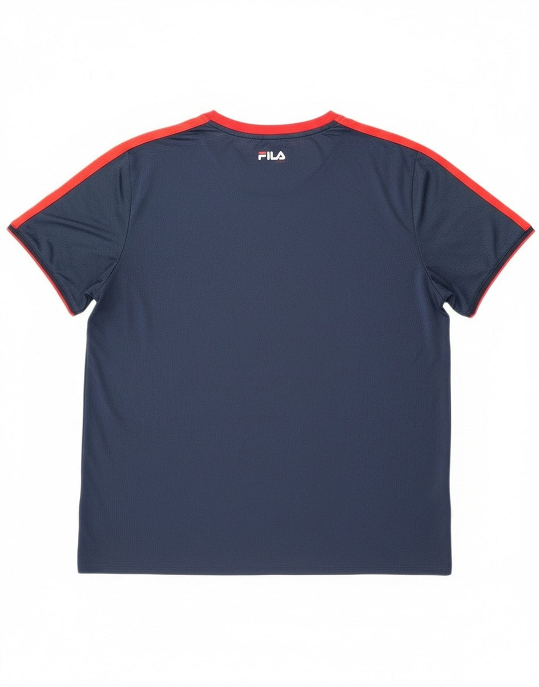 Fila Herren T-Shirt Top 2XL Marineblau Colourblock Polyester