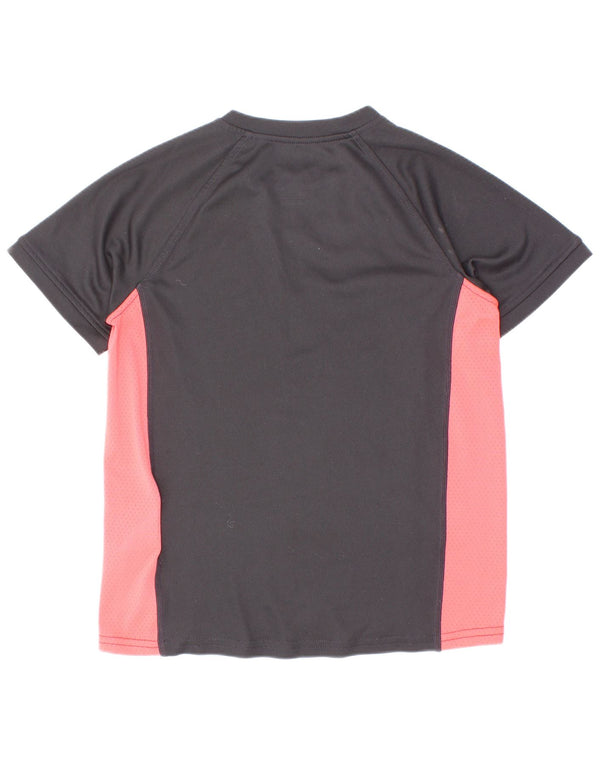 Nike Dri Fit T-Shirt für Jungen, 8–9 Jahre, Größe S, Schwarz, Colourblock-Polyester