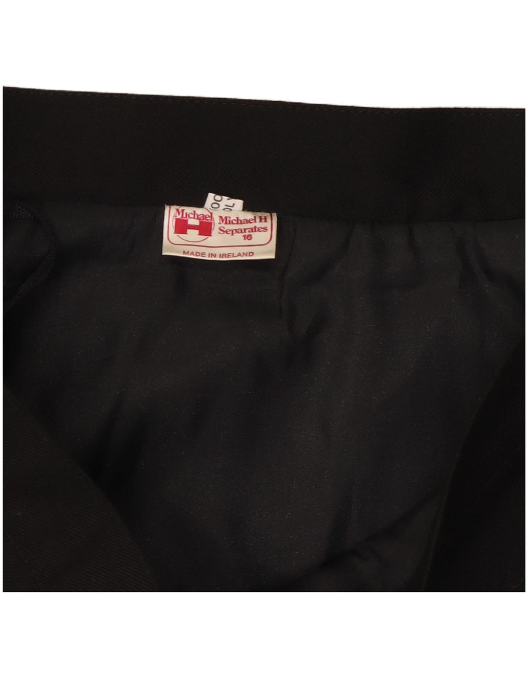 Michael H. Damen gerader Rock UK 16 Large W32 Schwarz