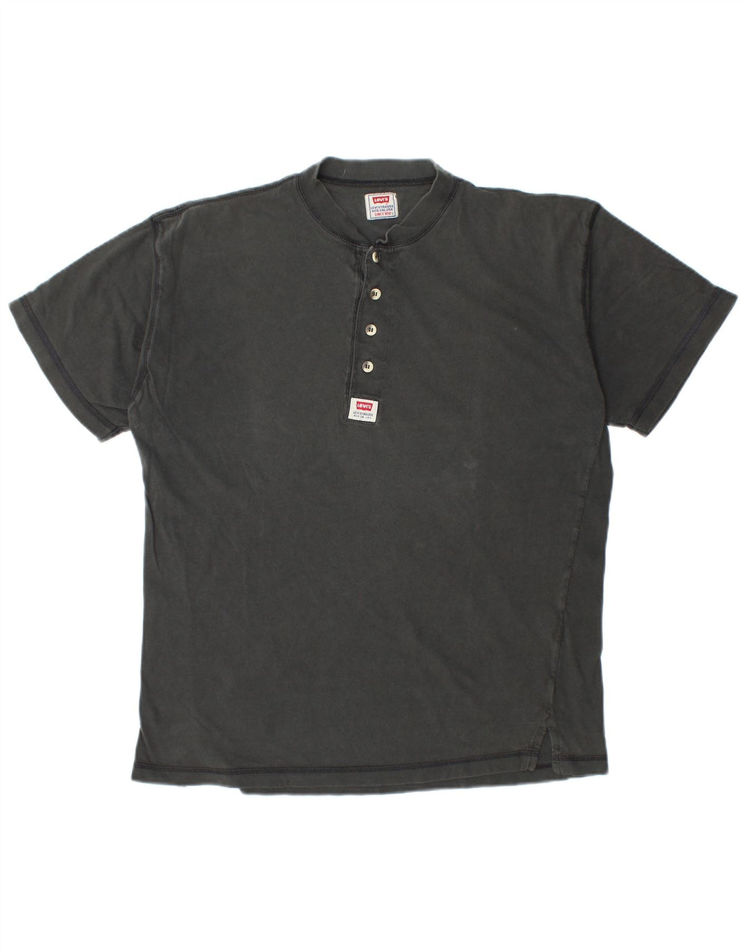 LEVI'S Herren T-Shirt Top Large Schwarz Baumwolle