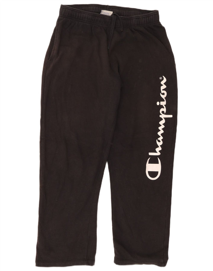 Champion Herren-Trainingshose mit Grafik, groß, aus schwarzer Baumwolle