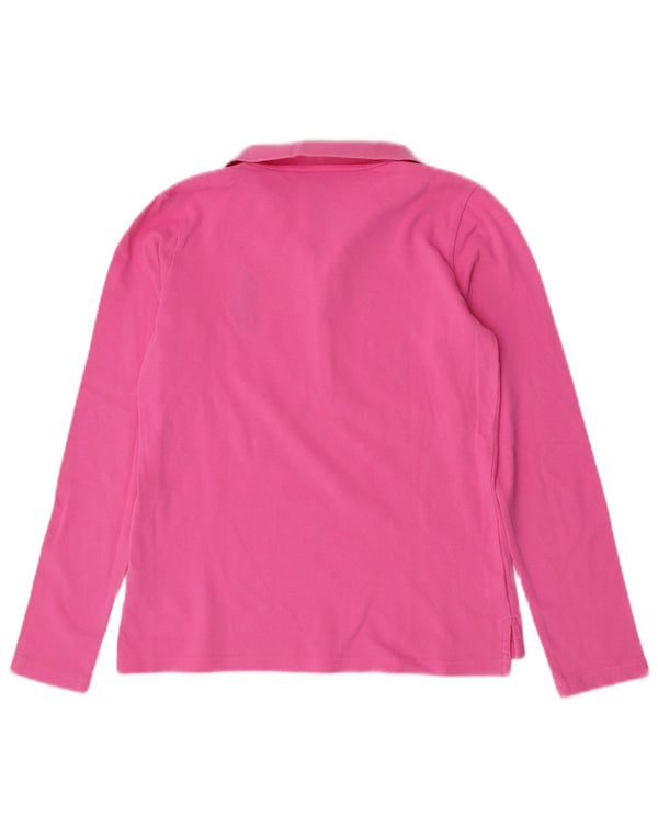Ralph Lauren Langarm-Poloshirt für Mädchen, 15–16 Jahre, XL, rosa, Baumwolle