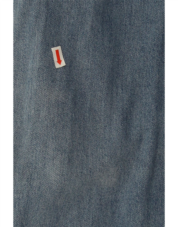 COS Kurzärmliges, übergroßes Jeanskleid für Damen, EU 40, mittelblaue Baumwolle