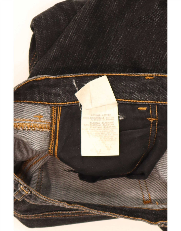 Guess Bootcut-Jeans für Damen, W27, L31, schwarze Baumwolle