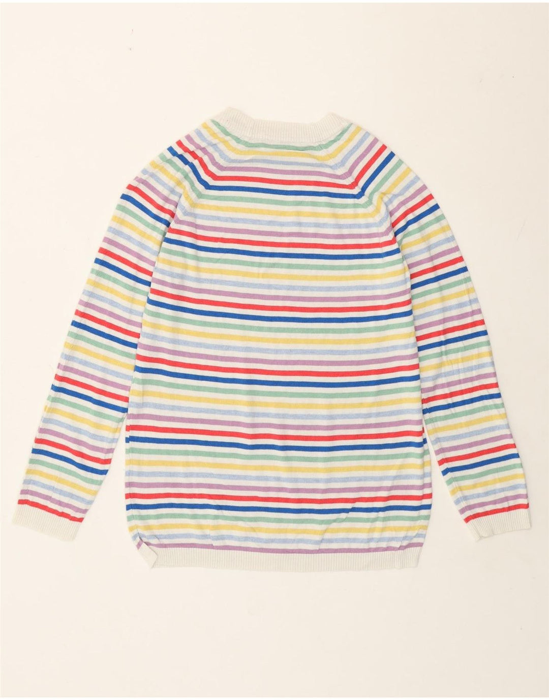 Crew Clothing Damen-Pullover mit Rundhalsausschnitt, Gr. 10, Größe S, Mehrfarbig