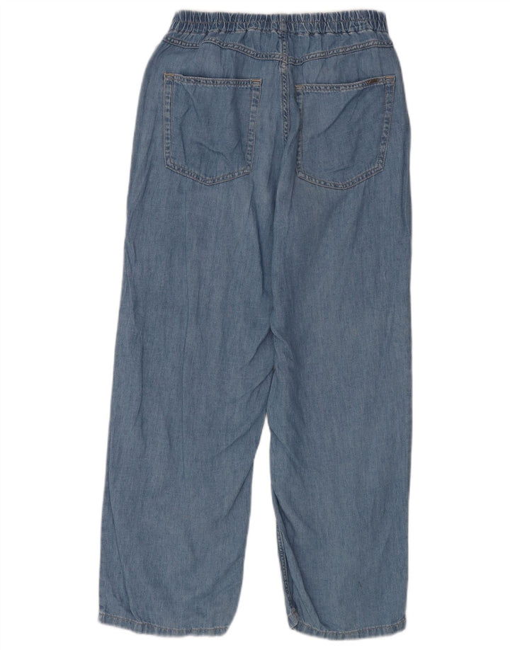 Massimo Dutti Damen High Rise Loose Jeans W28 L28 Blau