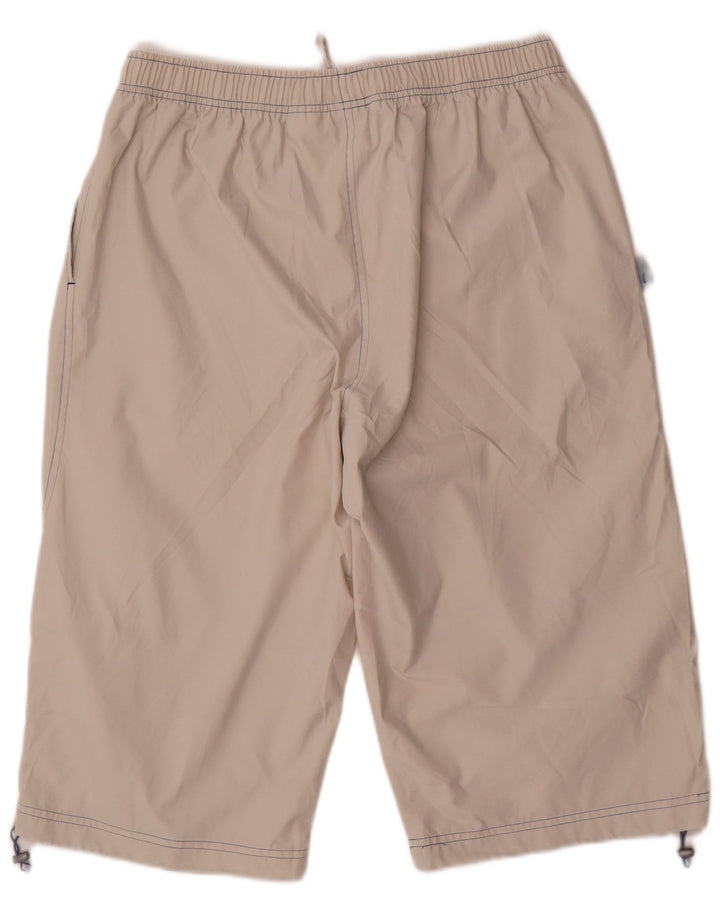Nike Herren Bermuda Sport Shorts UK 42/44 Large Beige Polyester