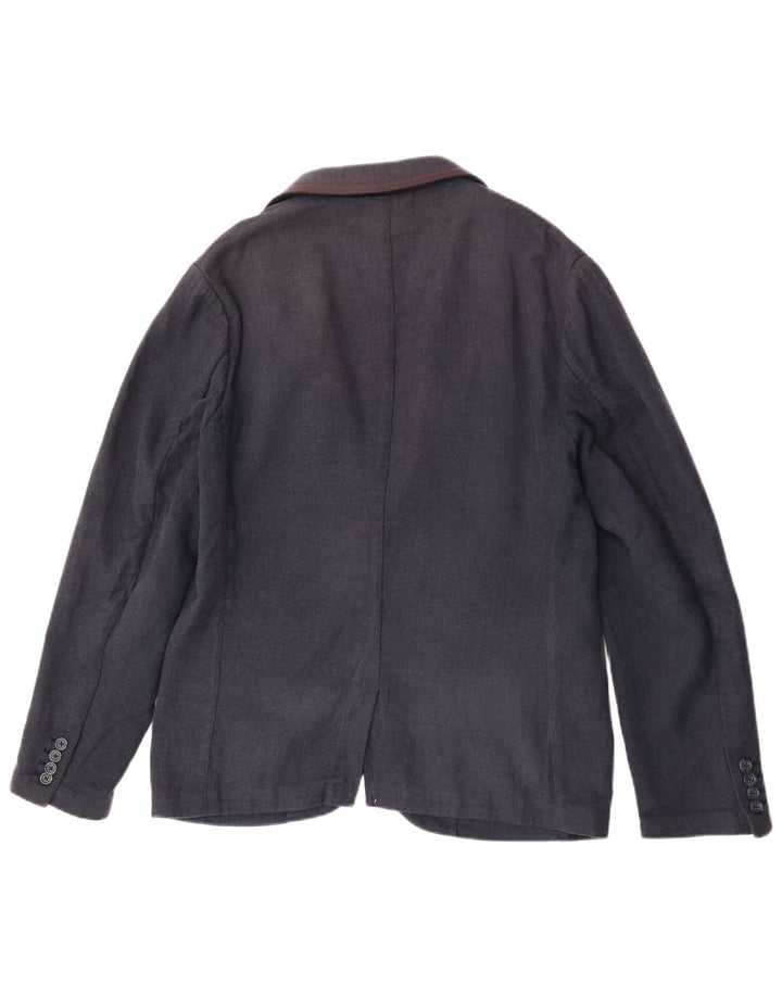 Penguin Herren-Blazer mit 1 Knopf, UK 40, Größe L, Marineblau, Baumwolle