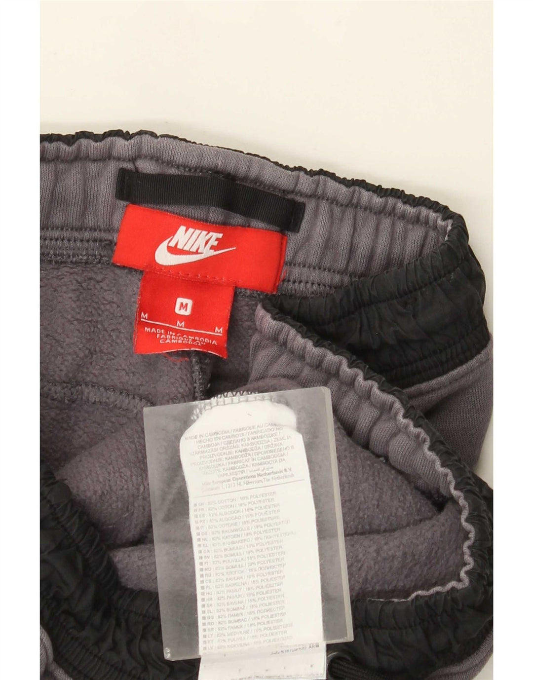 Nike Herren-Trainingshose, Jogginghose, mittelgraue Baumwolle