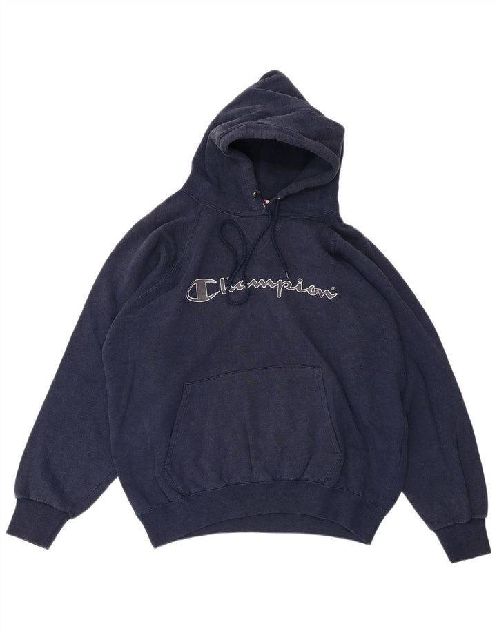 Champion Herren-Kapuzenpullover mit Grafik, mittelgroß, Marineblau