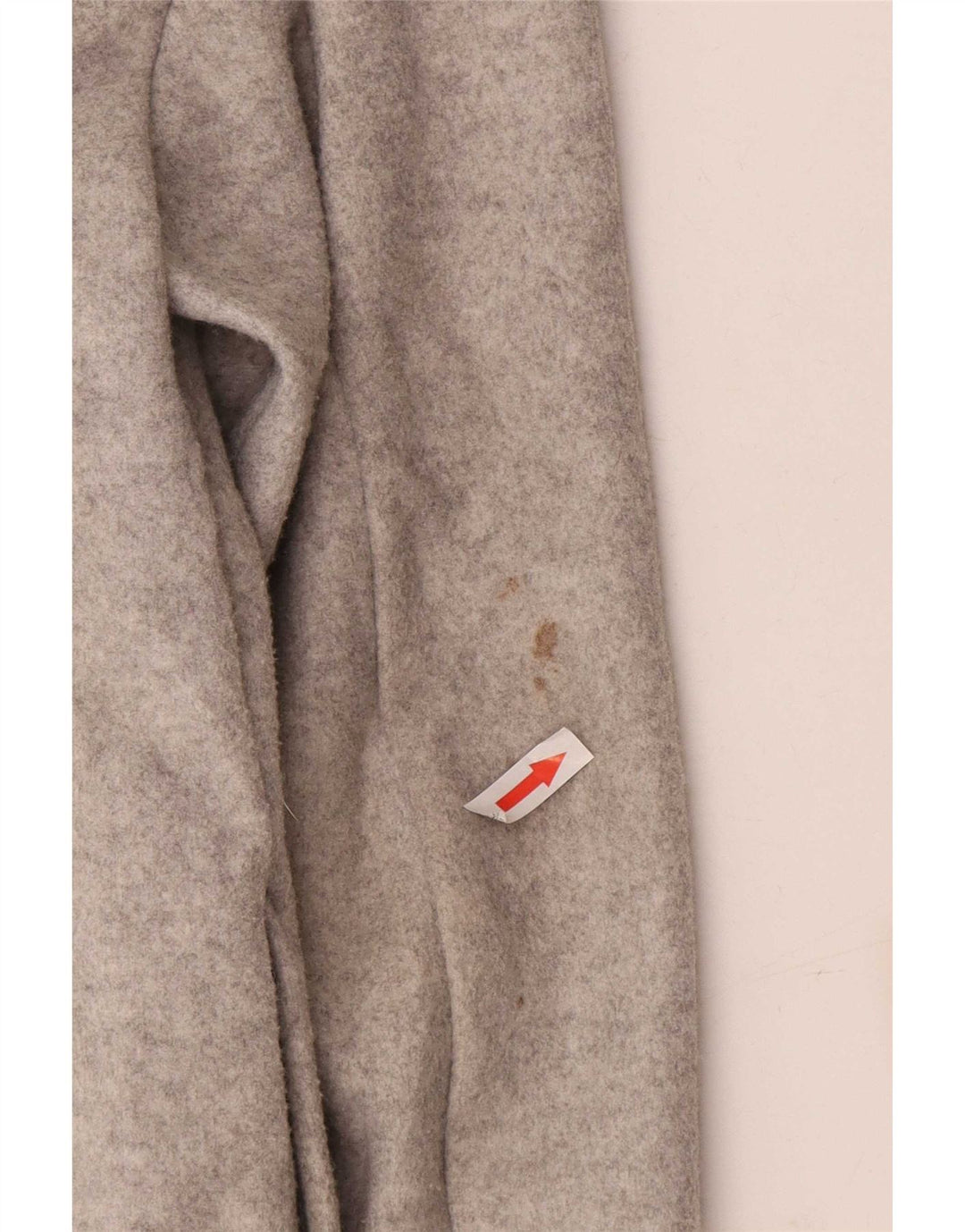 Topshop Damen Übergroßer Mantel UK 8 Small Grau Polyester