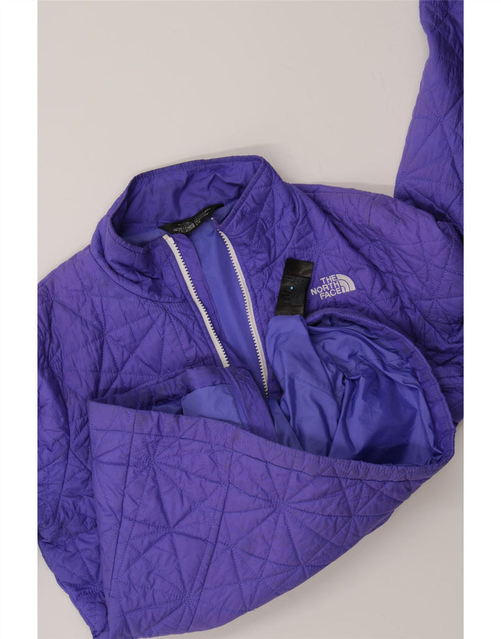 THE NORTH FACE Womens Quilted Jacket UK 16 Large Purple Polyester Vintage The North Face and Second-Hand The North Face from Messina Hembry 