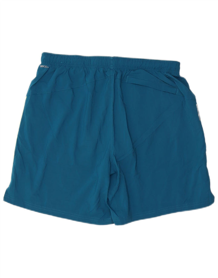 PUMA Herren-Sportshorts, groß, blau, Farbblock