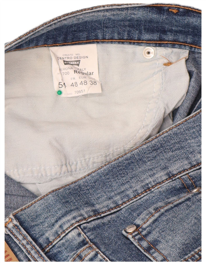Carrera Herren 700 Regular Straight Jeans W38 L28 Blaue Baumwolle