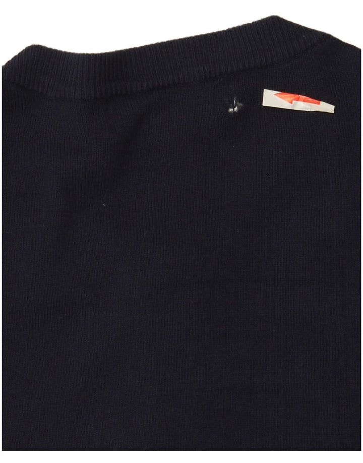 Marks & Spencer Damen-Cardigan-Pullover UK 14 Mittelmarineblaue Viskose