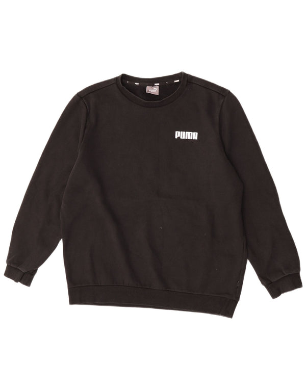 Puma Herren Sweatshirt Pullover Large Schwarz Baumwolle